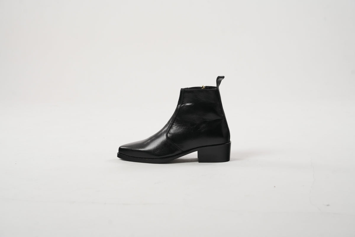 Onyx Calfskin Boots