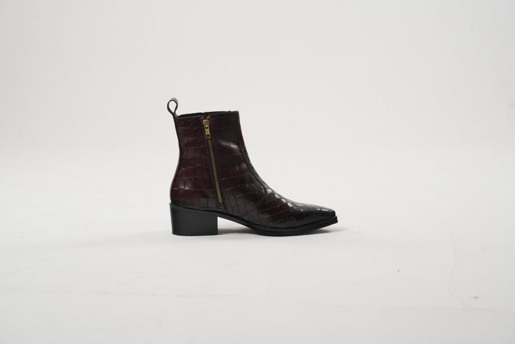 Burgundy Cuvier Boots