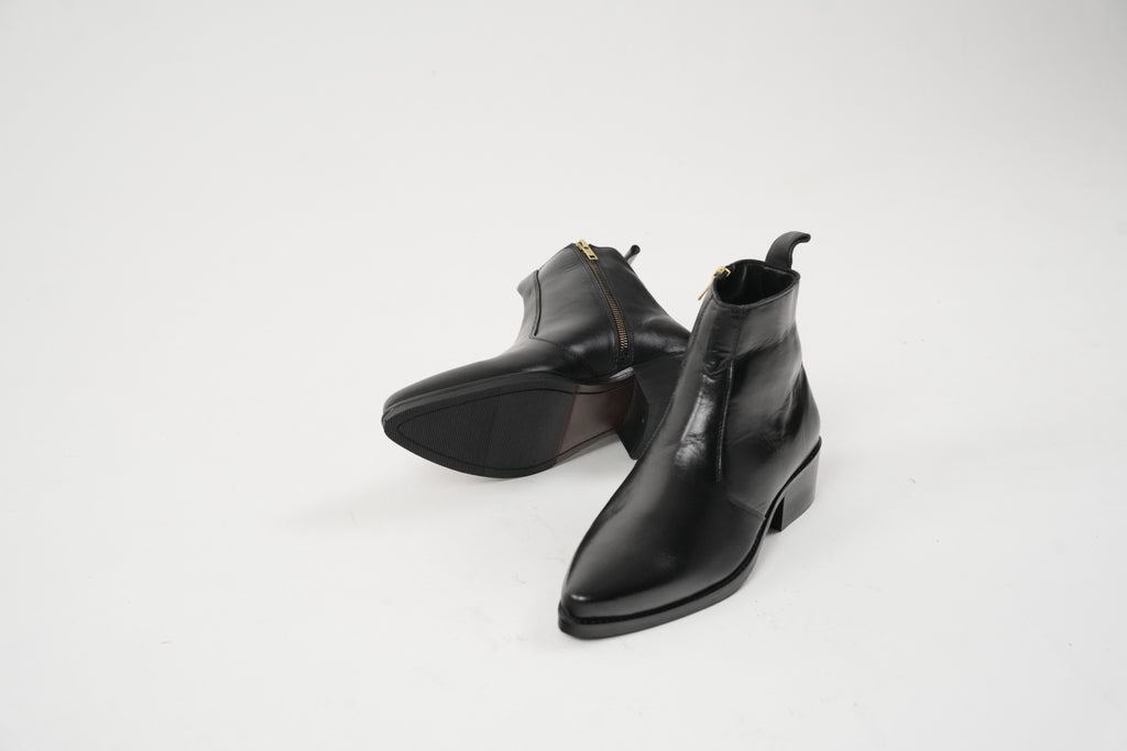 Onyx Calfskin Boots