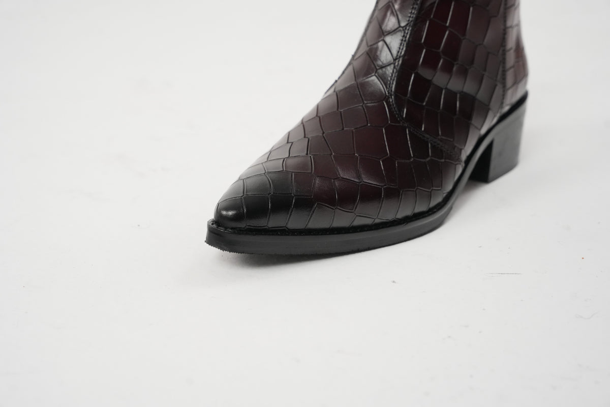 Burgundy Cuvier Boots