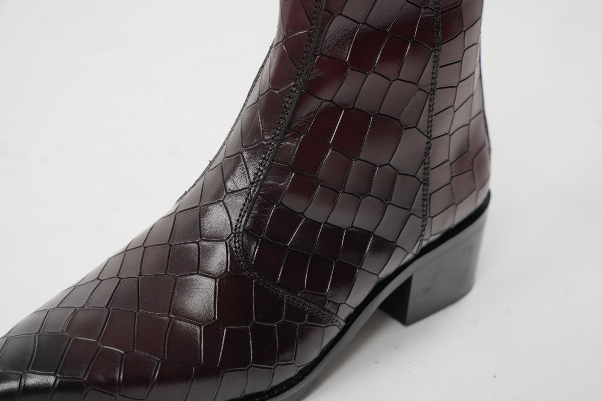 Burgundy Cuvier Boots