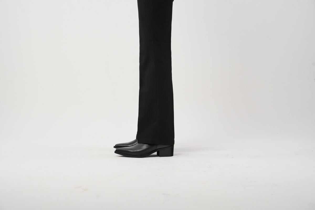Obsidian Calfskin Boots