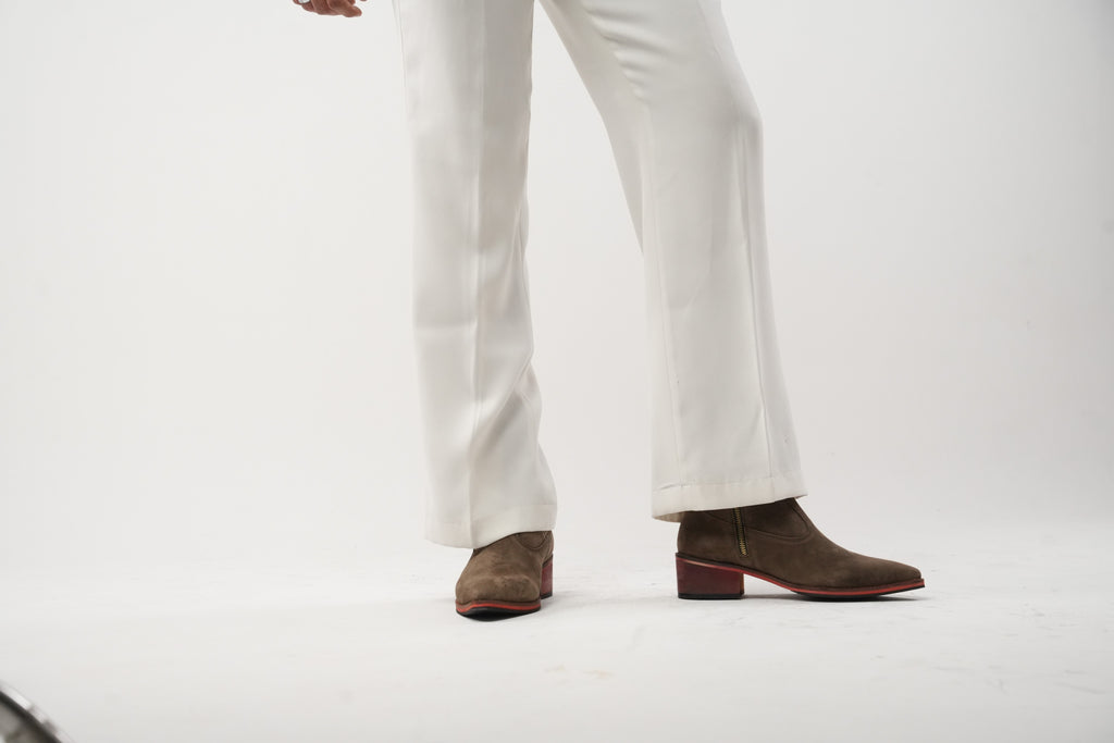 Walnut Suede Boots