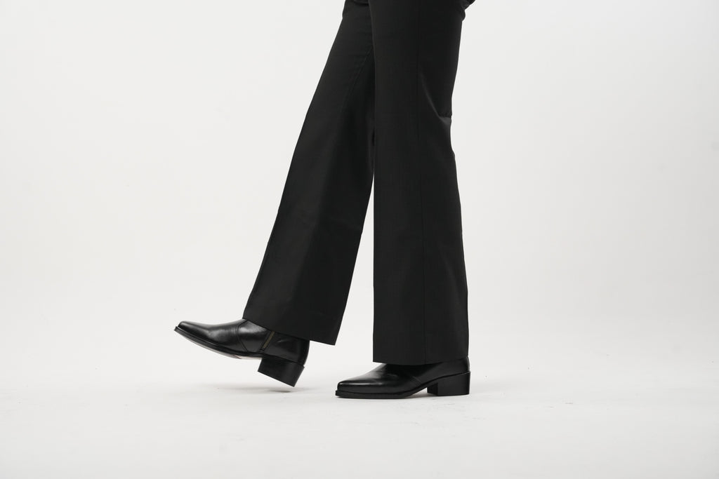 Onyx Calfskin Boots